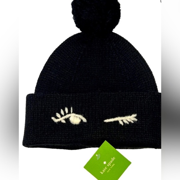kate spade Accessories - Kate Spade Winking Hat NWTS